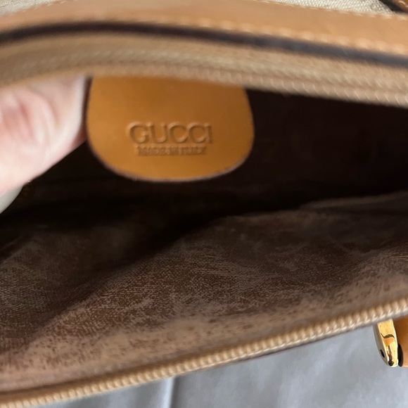 Gucci brown micro Gg small tote - Picture 4 of 5